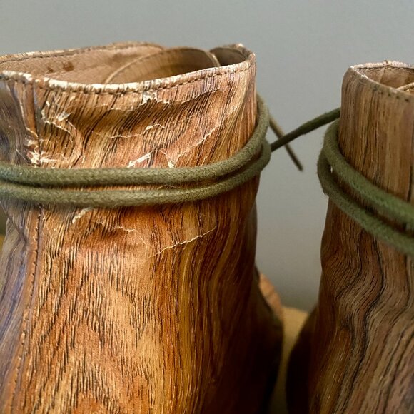 JEFFREY CAMPBELL ROXIE WOODGRAIN PLATFORM 6 - Picture 4 of 7